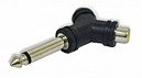 ADP. 2 JACK RCA X PLUG 6.3 MN