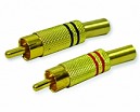 PLUG RCA METALICO DORADO R/N
