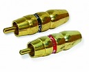 PLUG RCA METALICO DORADO R/N CALIDAD
