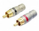 PLUG RCA METALICO PLATEADO R/N CALIDAD