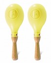 MARACAS PLASTICO AMARILLO X 2P