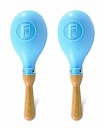MARACAS PLASTICO AZUL X 2P