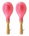 MARACAS PLASTICO ROJO X 2P