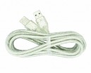 CABLE USB MACHO X USB MACHO TRANSP. 3MT