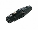 JACK CANON (XLR) METALICO NEGRO
