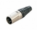PLUG CANON (XLR) METALICO NIQUELADO