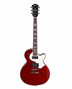 GUITARRA ELECTRICA HOLLOW BODY ROJO MANZANA DE CARAMELO