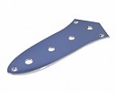 PLACA PARA PERILLAS P/BAJO FENDER JAZZBASS CROMADO