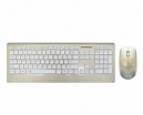 COMBO INAL. 2.4G TECLADO + MOUSE DORADO