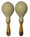 MARACAS SESSION PLASTICO BEIGE X 2P CALIDAD