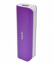 CARGADOR PORTATIL USB 2200MA PURPURA