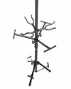 PEDESTAL P/SEIS GUITARRAS NEGRO