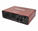 INTERFAZ DE AUDIO MINI 2 ENTRADAS PORT USB/MIDI
