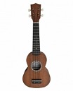 UKULELE SOPRANO MADERA SAPELLI C/ ESTUCHE