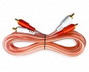 CABLE AUDIO 2 PLUG RCA X 2 PLUG RCA 3MT TRANSP.