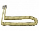 CABLE TELEFONO ESPIRAL BEIGE 2MT