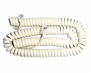 CABLE TELEFONO ESPIRAL BEIGE 8MT