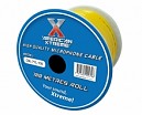 CABLE P/MICROF. STEREO X ROLLO (100MT) AMARILLO