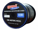 CABLE P/MICROF. STEREO X ROLLO (100MT) NEGRO