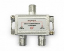 SPLITTER 2 VIAS 5-2400MHZ EN BLISTER CALIDAD