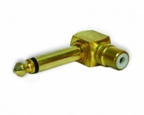 ADP. JACK RCA X PLUG 6.3 MN METAL