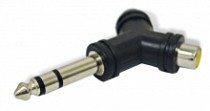 ADP. 2 JACK RCA X PLUG 6.3 ST
