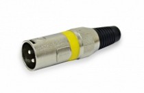 PLUG CANON METALICO AMARILLO CALIDAD
