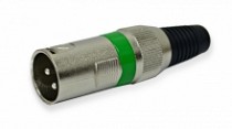 PLUG CANON METALICO VERDE CALIDAD