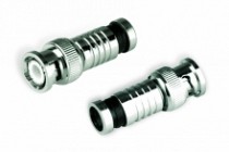 CONECTOR COAXIAL BNC X RG-6 TIPO PRESION NEGRO