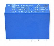 RELAY 24V 8P AZUL
