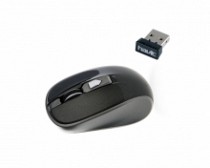 MOUSE INALAMBRICO 2.4G C/NANO RECEPTOR GRIS