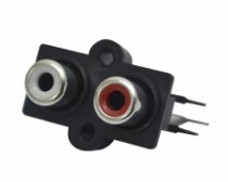 JACK CHASIS 2 RCA PINES L (90 GRADOS)