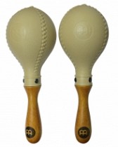 MARACAS SESSION PLASTICO BEIGE X 2P CALIDAD