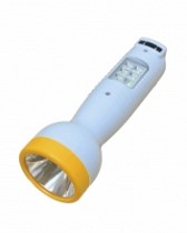 LINTERNA LED DOBLE USO (1+6 LED) PLASTICA MEDIANA
