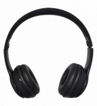 AUDIFONO MP3 BLUETOOTH/FM/MICRO SD NEGRO