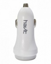 ADAPTADOR INTEL. P/CARRO 5V-2.4A C/USB BLANCO