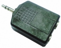 ADP. 2 JACK 6.3 X PLUG 3.5 ST