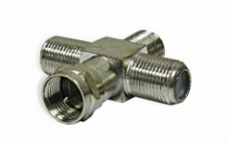 CONECTOR COAXIAL T/CRUZ 3 Jack RG-59 x 1 Plug RG-