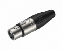 JACK CANON (XLR) METALICO NIQUELADO