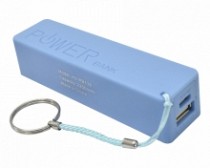 CARGADOR PORTATIL USB C/CABLE 2200MA AZUL