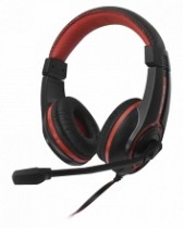 AUDIFONO MULTIMEDIA GAMER PC C/MIC ROJO