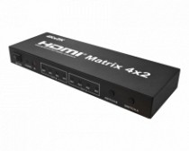 SWITCH/SPLITTER HDMI 4X2 C/EXTRACTOR AUDIO