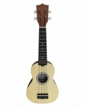 UKULELE SOPRANO MADERA ABETO C/ESTUCHE