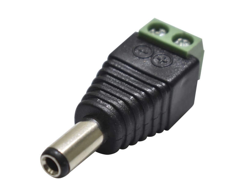 Velasco Sonido y Electrónica ADP. PLUG DC 2.5 X BORNERA 2 PINES